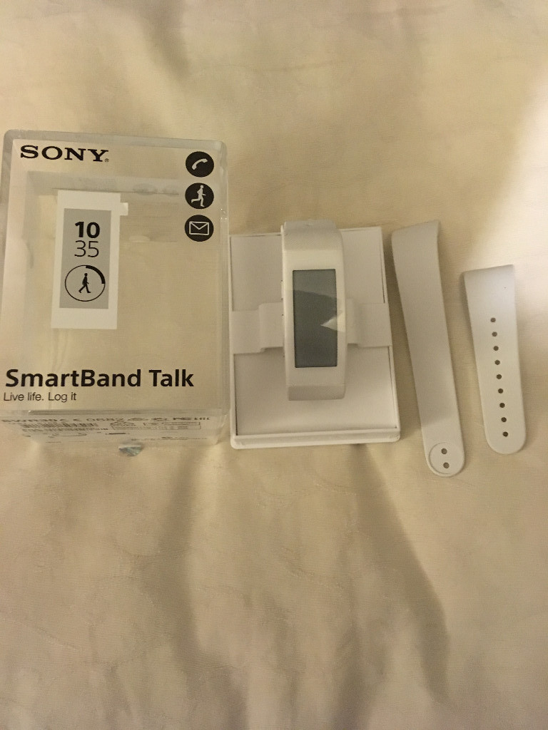 sony smartband talk swr30 white